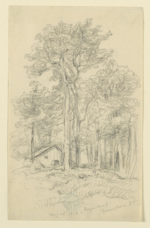 Drawing, Sketch, Sugar Camp, Greensboro, Vt.