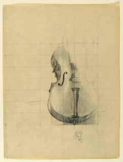 Drawing, Study for "Music," "The Arts," Library of Congress, Washington D.C.