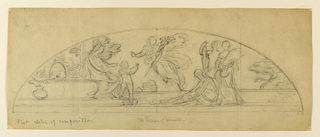 Drawing, Study for "The Sources of Wealth," Union Trust Company Building, Cleveland, OH