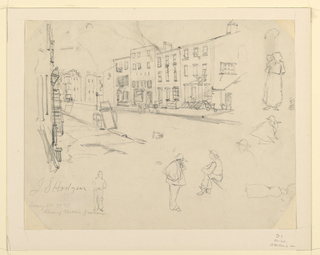 Drawing, Jersey Street, New York