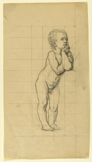 Drawing, Study for "Education," "The Progress of Civilization: The Forge, Commerce, and Education," State Capitol, Des Moines, IA