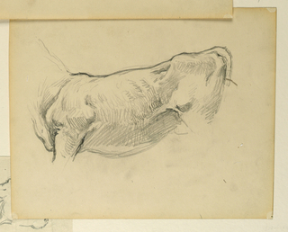Drawing, Study for "Herding," "The Progress of Civilization: Hunting, Herding, Agriculture," State Capitol, Des Moines, IA