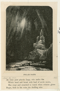 Print, Polar Days, Illustration for Illustrated Library of Favorite Song (1873)