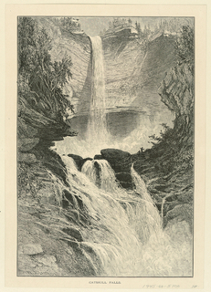 Print, Catskill Falls