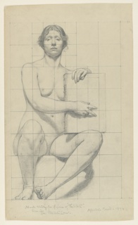 Drawing, Study for "The State," "The Reign of the Law," Appellate Division Court House, New York, NY