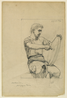 Drawing, Design for Magazine Cover