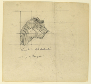 Drawing, Study for "Mathematics," "The Sciences," Library of Congress, Washington D.C.