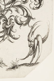 Print, Plate 5, from Die Folge der phantastischen Schmucksträβe (Suite of Fantastic Ornamental Bouquets)