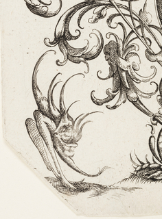 Print, Plate 5, from Die Folge der phantastischen Schmucksträβe (Suite of Fantastic Ornamental Bouquets)