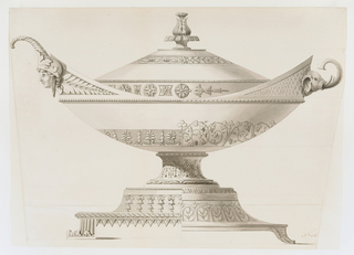 Drawing, Deign for a Covered Tureen