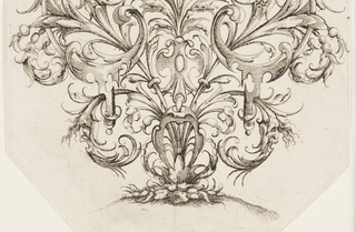 Print, Plate 6, from Die Folge der phantastischen Schmucksträβe (Suite of Fantastic Ornamental Bouquets)