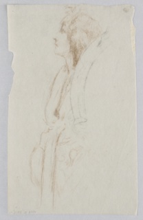 Drawing, Study for a woman, “Vintage Festival,” Mendelssohn Glee Club, New York, NY