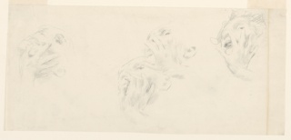 Drawing, Study for a group, “Vintage Festival,” Mendelssohn Glee Club, New York, NY
