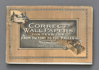 Sample Book, Correct Wall Papers for Year 1918