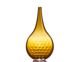 Large Amber Vase, from Pizzelle series