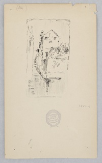 Drawing, View of Venice, Italy