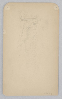 Drawing, Study for a dancing woman, “Moods to Music,” Mendelssohn Glee Club, New York, NY