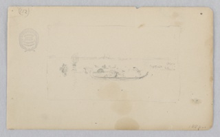 Drawing, View of Venice, Italy