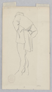Drawing, Sketch of a Standing Man