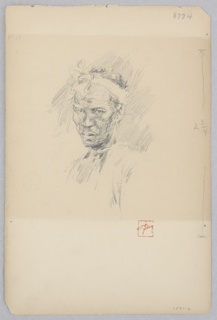 Drawing, Japanese Man