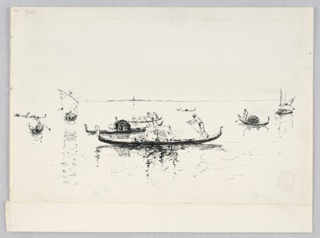 Drawing, View of Venice, Italy