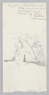 Drawing, Terrace garden