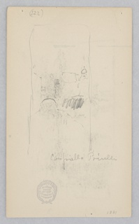 Drawing, View of Venice, Italy