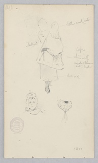 Drawing, Woman and child