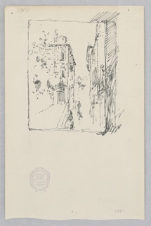 Drawing, View of Venice, Italy