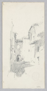 Drawing, View of Venice, Italy