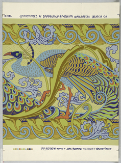 Frieze, Peacock