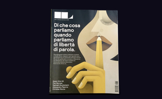 Magazine Cover, Di che cosa parliamo ananda parliamo di libertà di parola (What we talk about when we talk about freedom of speech), from IL, No. 71