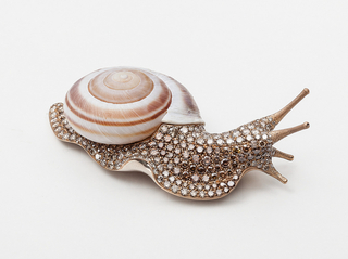 Brooch, Large snail