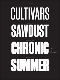 Specimen, Manuka typeface