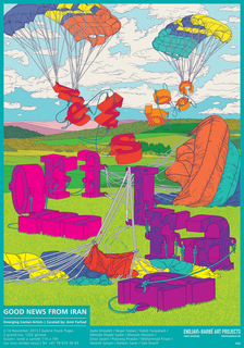 Poster, Good News from Iran, Emerging Iranian Artists