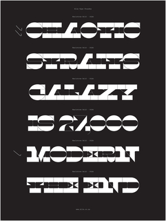Specimen, Maelstrom typeface