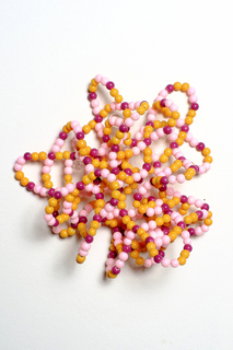 Sample, Beaded Alphabet, C