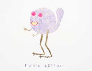 Sketch, Eyesik Newton, from the Afreaks series