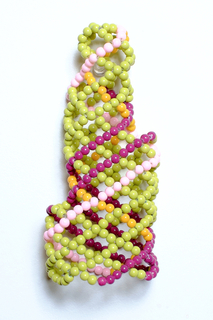 Sample, Beaded Alphabet, B