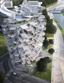 Rendering, Montpellier Apartment (L'Arbre Blanc)