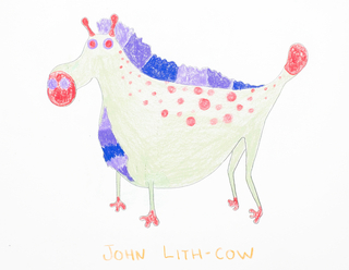 Sketch, John Lith-cow, from the Afreaks series