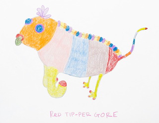 Sketch, Red Tip-per Gore, from the Afreaks series