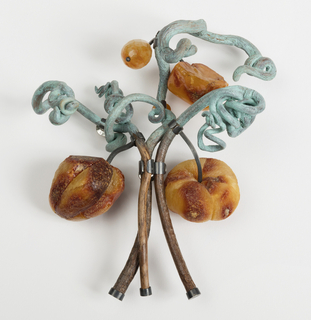 Brooch, Jungle Plate Nr. 01, from the Jungle collection