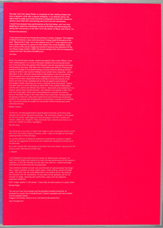 Poster, 25th Anniversary of New York City Center, New York, NY, from Seven Serigraphs by Seven Artists