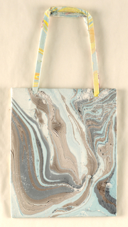 Shopping Bag, Unknown: Marbleized Bag