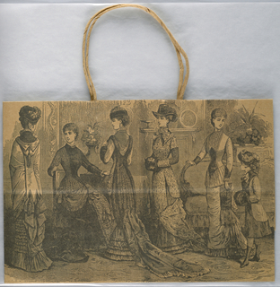 Shopping Bag, Unknown: Ladies' and Girls' Fashions