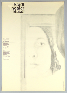Poster, 1964/65 Stadttheater Basel [Poster for  the 1964-65 season of the City Theater, Basel]