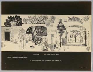 Page From A Sample Book, Mezzotone Papers