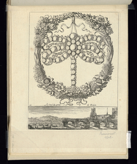 Print, La veuë du pont de Rouen