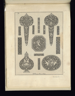 Print, Ornament Designs for Flacons, Friezes, and Oval Covers